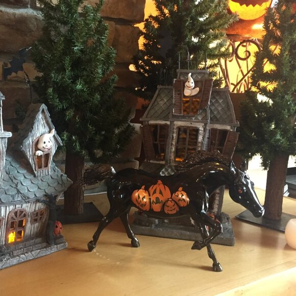 MINT Breyer Retired Limited Edition Halloween Horse Series: 2006 “Illuminati” - Picture 9 of 14